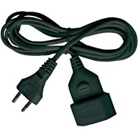 Brennenstuhl cable alargador de corriente de enchufe plano tipo euro (enchufe europeo- para interiores- cable plano de 5…